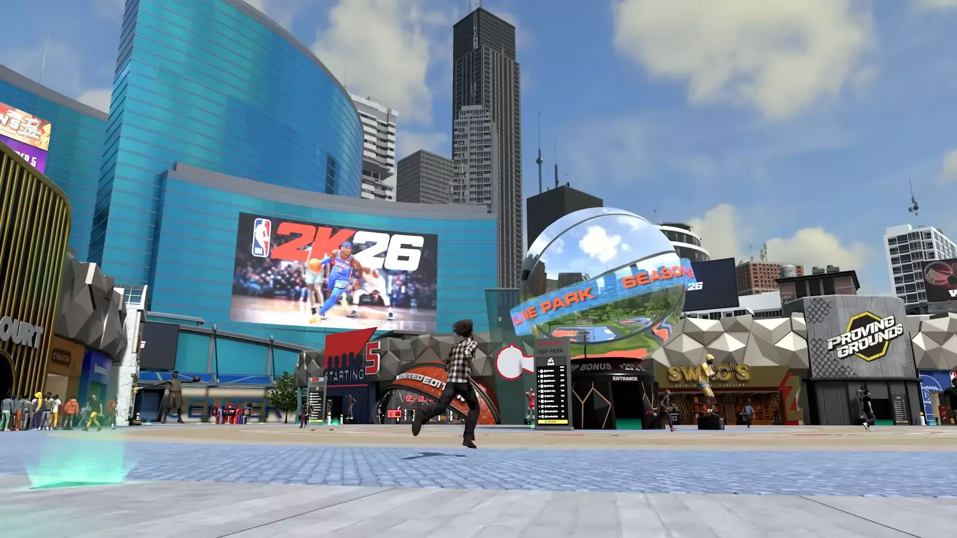 Similar to NBA 2K's social hub