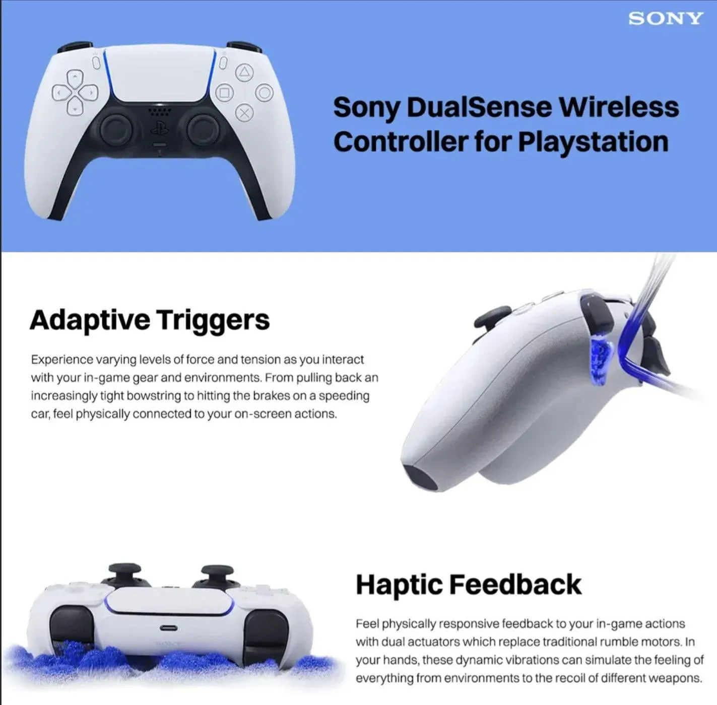 DualSense adaptive triggers detail