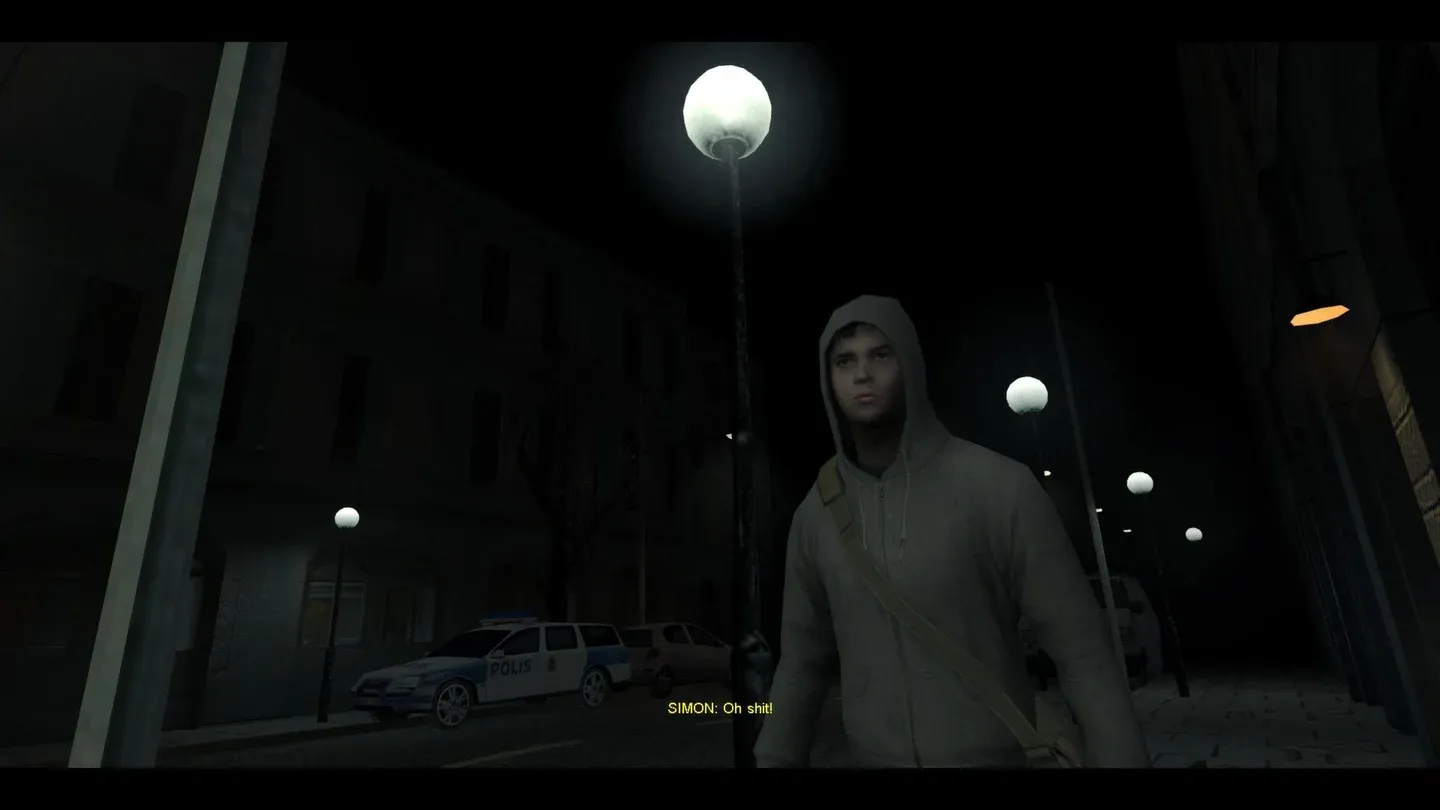 A first person horror scene in Cry of Fear