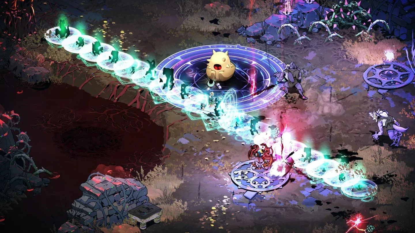 Melinoe and other characters in Hades II