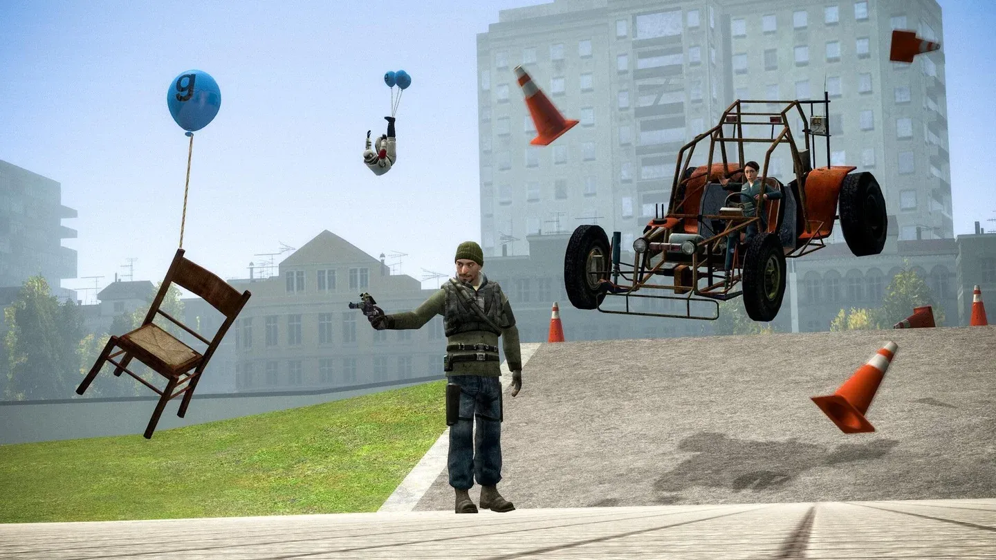 Characters and props in Garrys Mod