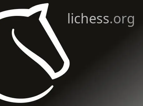 A white knight chess symbol and the lichess.org logo