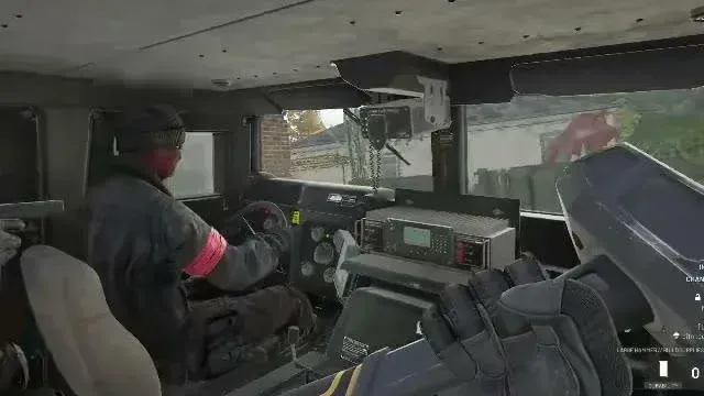 À bord d'un véhicule dans WARDOGS.