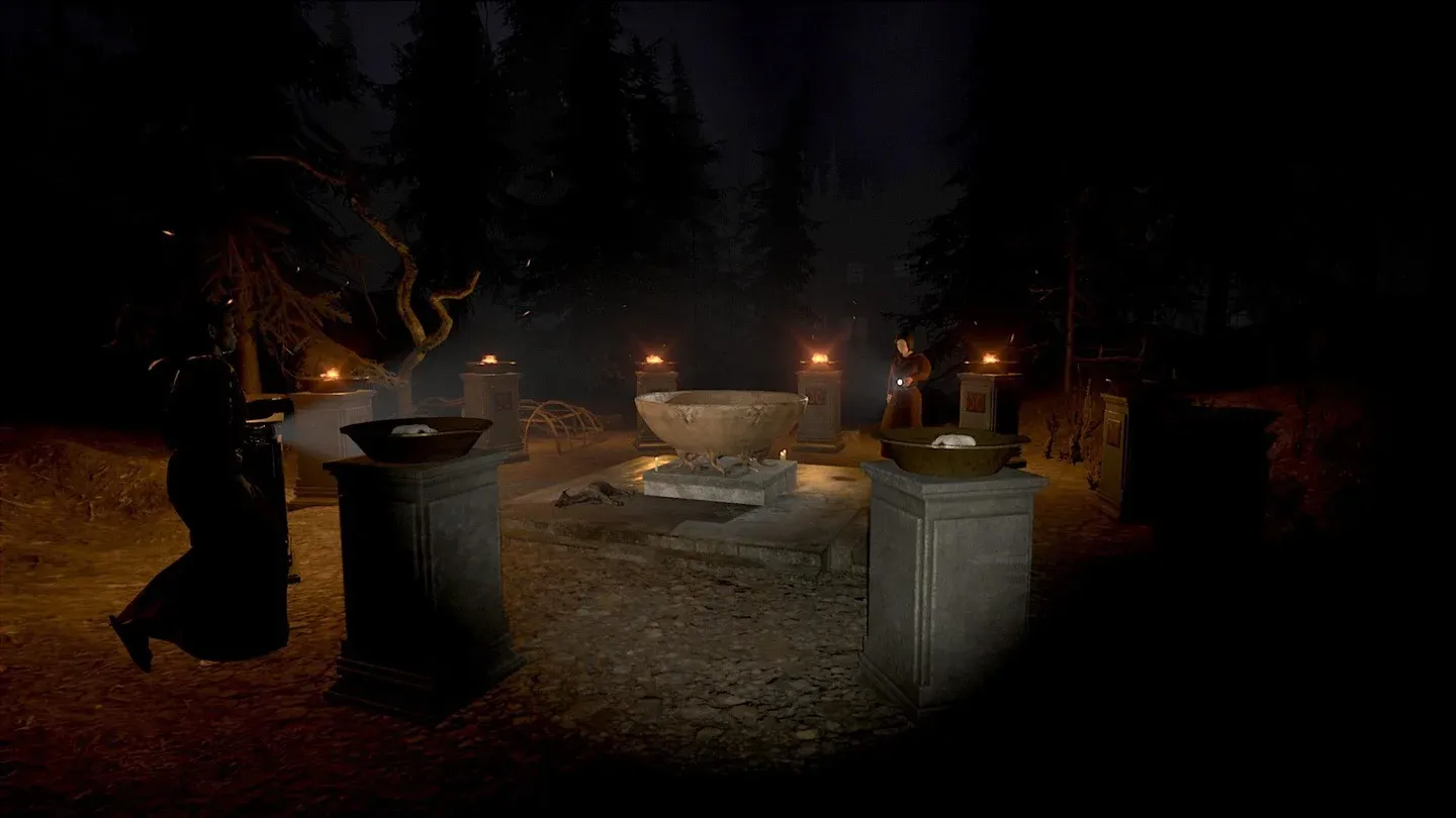 A candlelit horror scene in DEVOUR