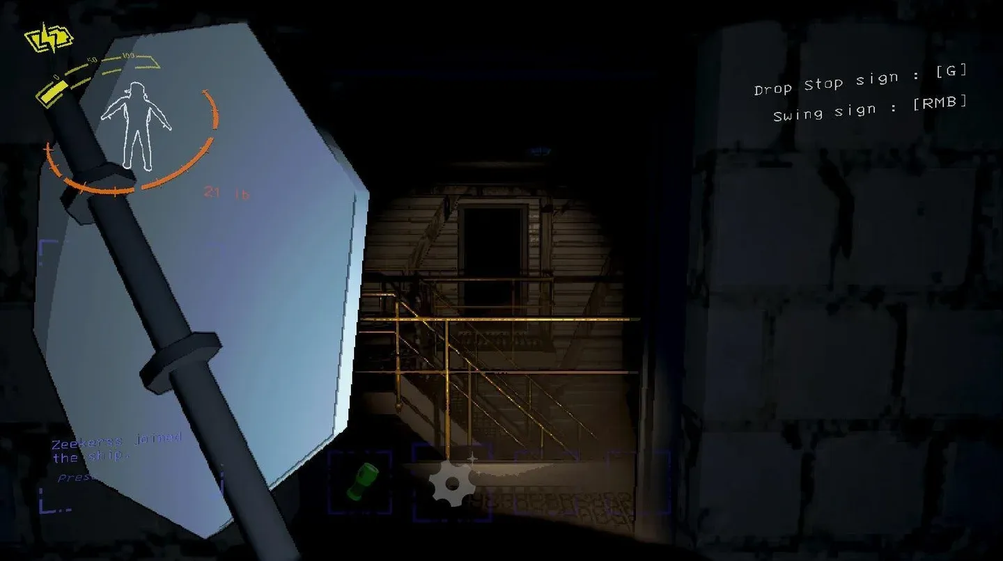 First person cooperative exploration in Lethal Company