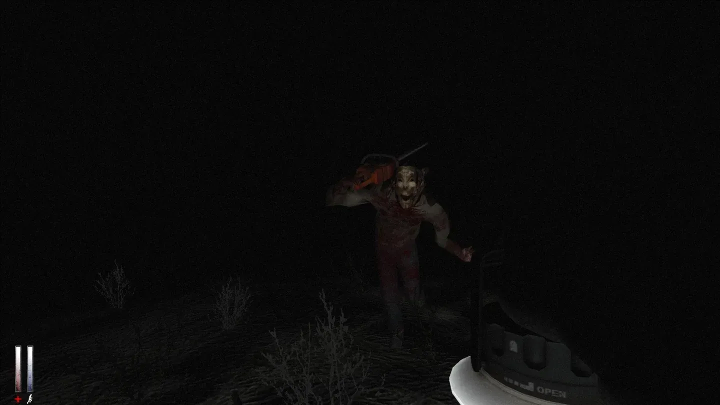 A first person horror scene in Cry of Fear