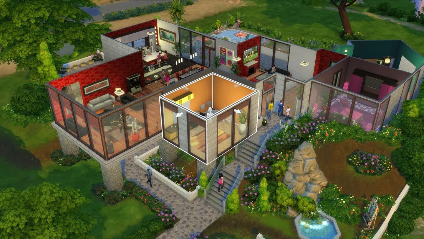 Characters or building gameplay in The Sims 4