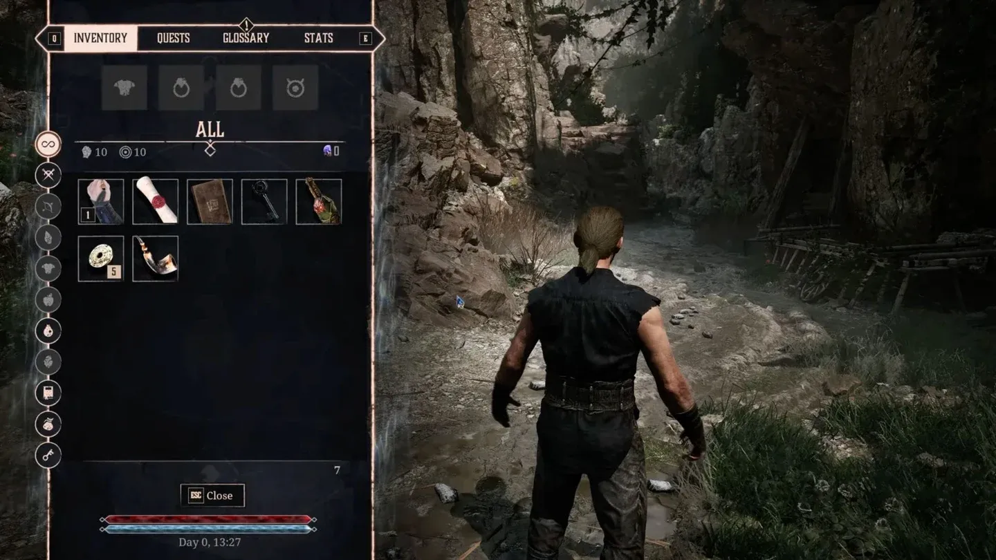 Inventory stays open in real time