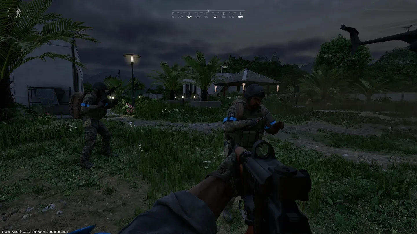 Night ops after cutting compound power