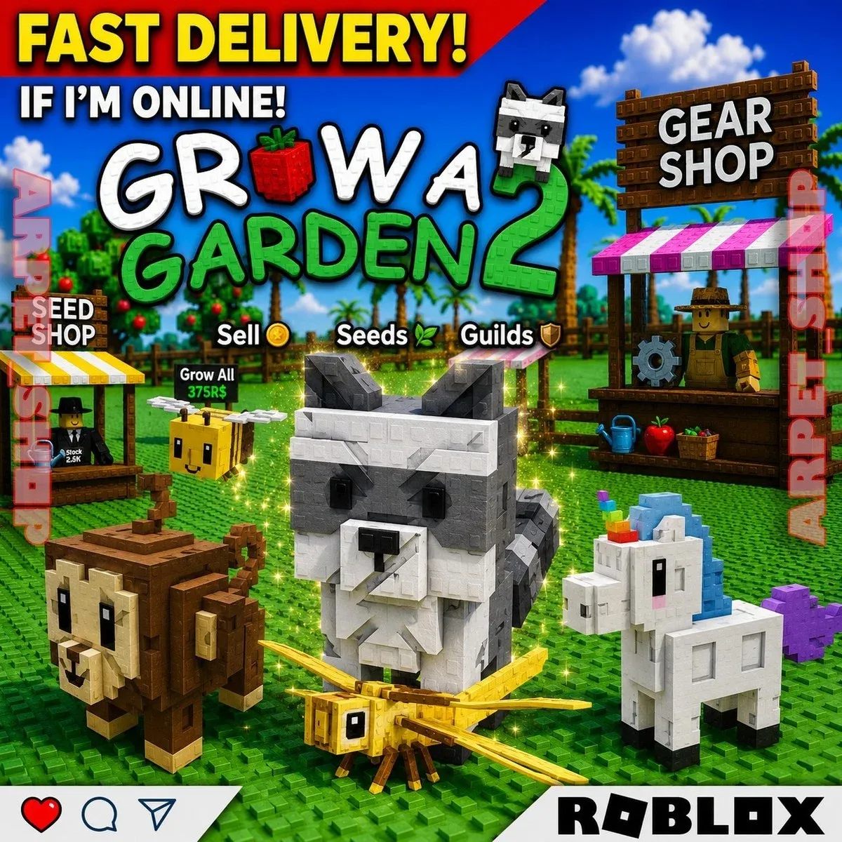 All seeds in Grow a Garden 2