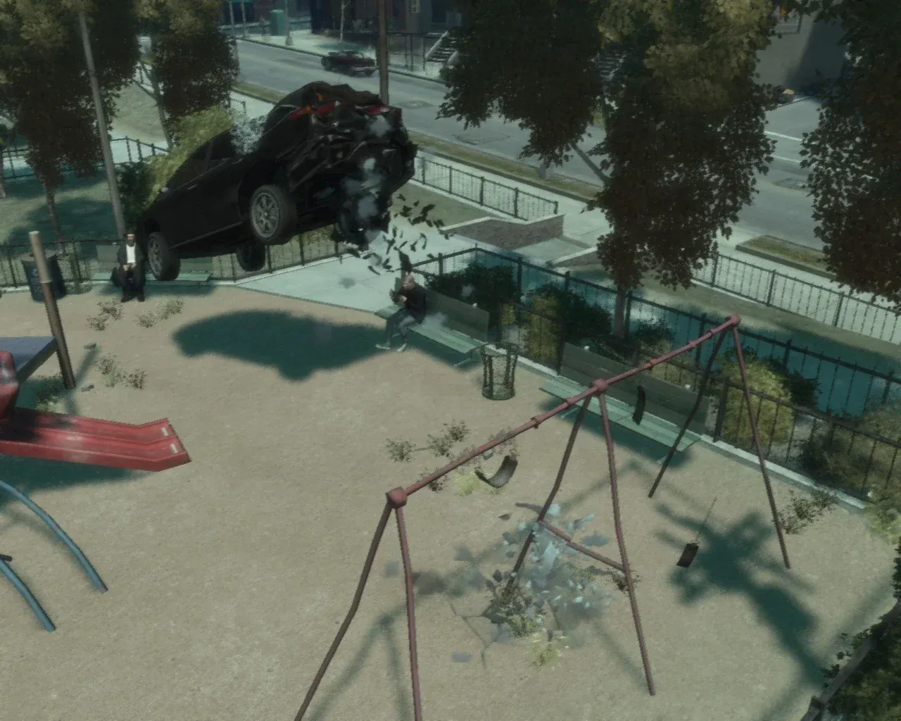 GTA 4: Swingset Glitch birgt auch nach 18 Jahren noch Geheimnisse