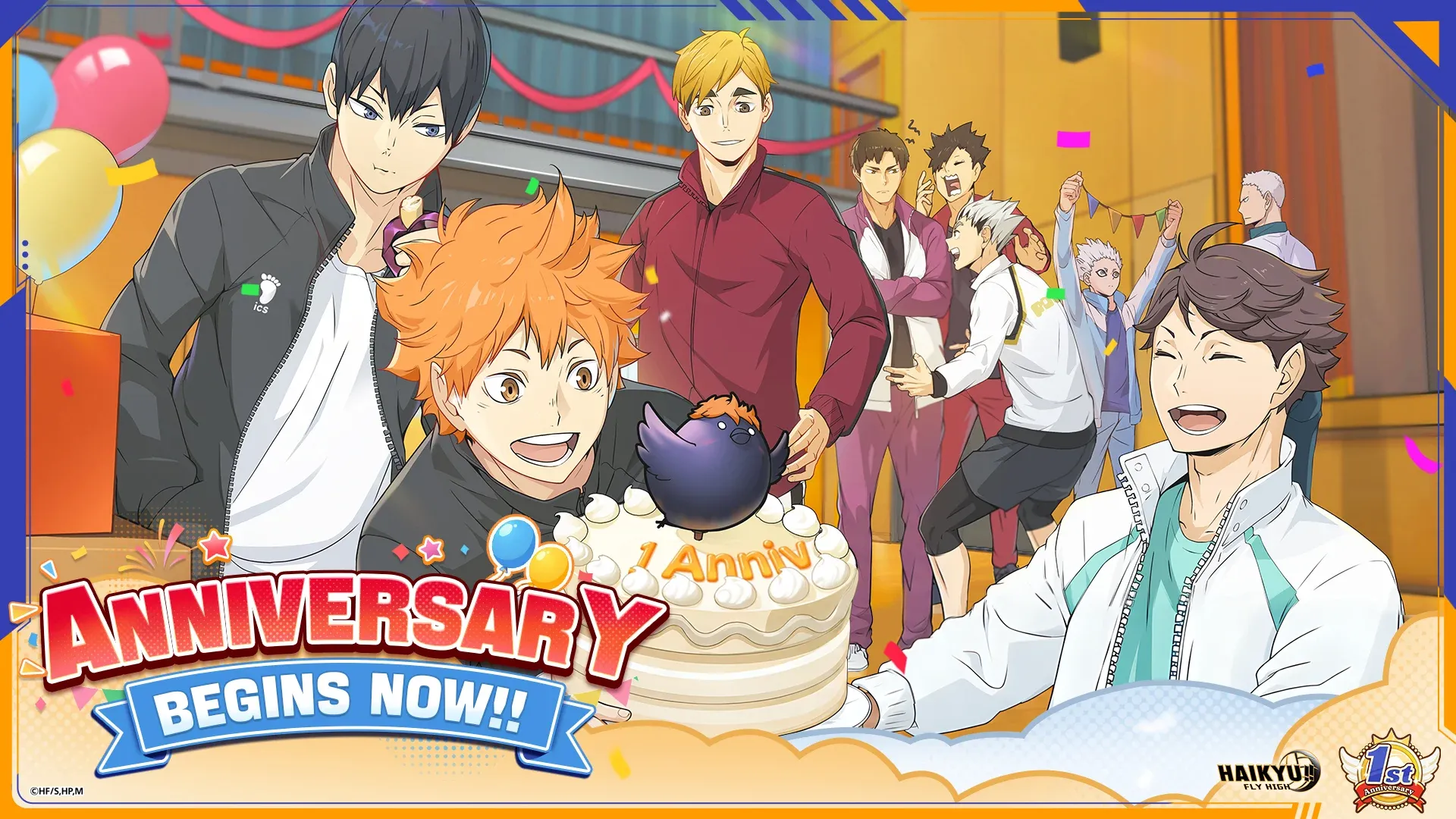 Haikyu!! Fly High First Anniversary: Free UR Characters and Tickets