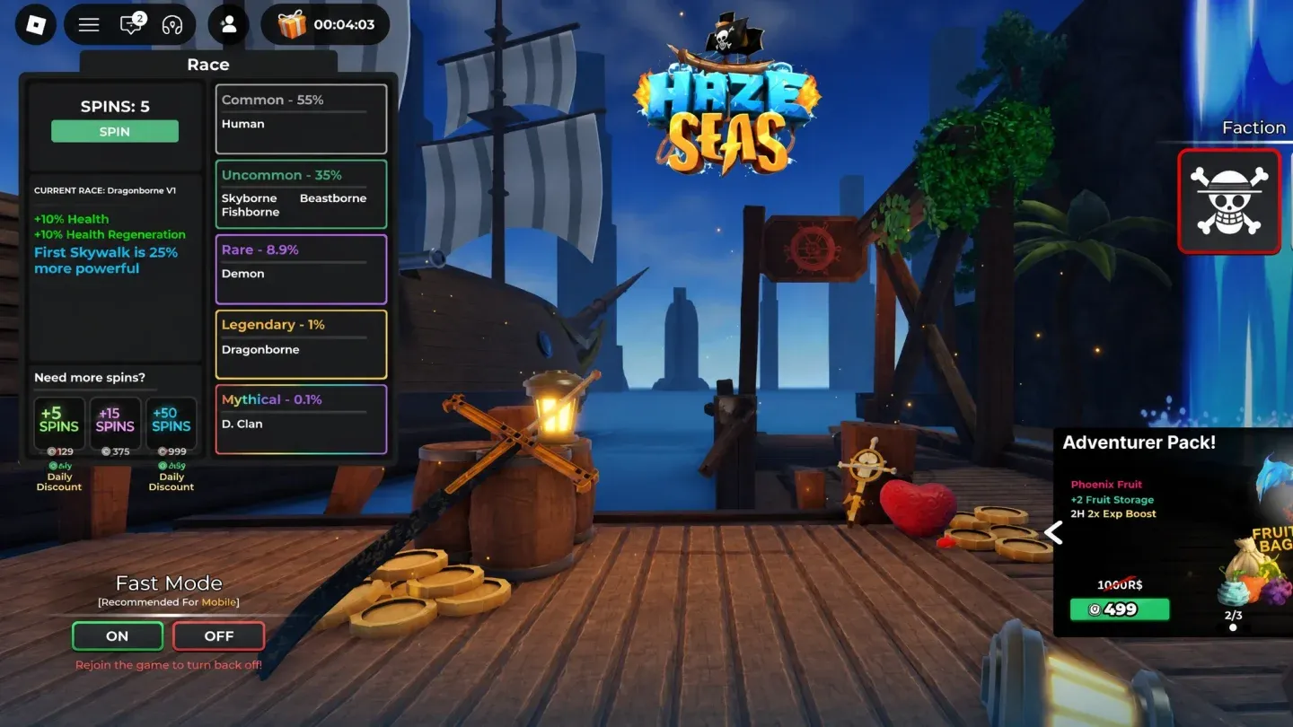 Fruit selection in Haze Seas