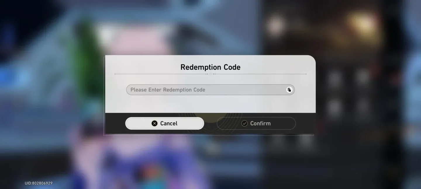 Entrez les codes sur le site officiel