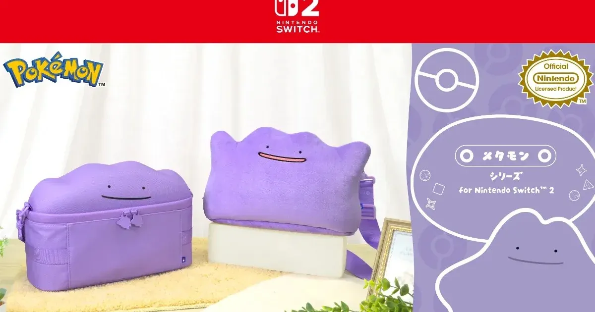 HORI Ditto Nintendo Switch 2 Plush Carrying Case and Tote Bag | GAMES.GG