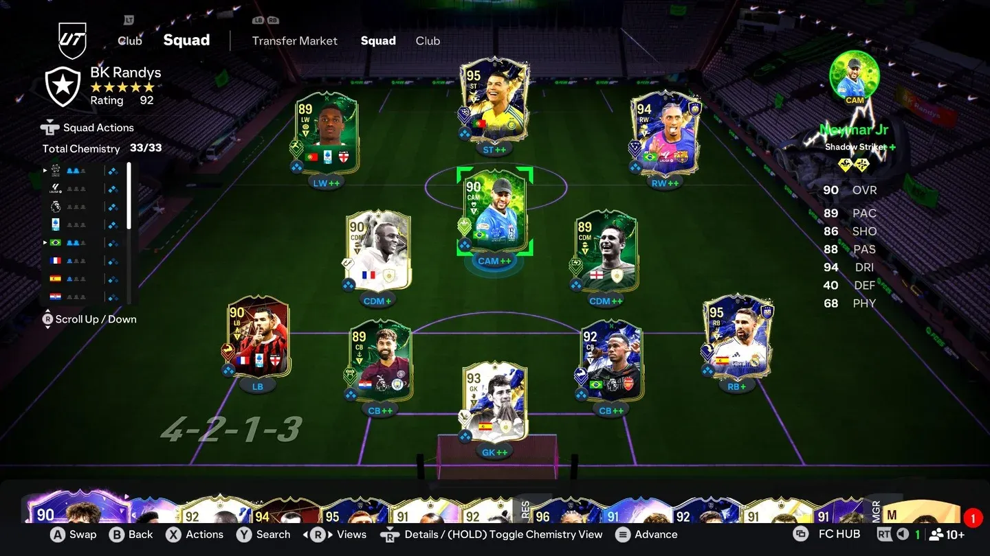 FC 25 MLS club selection