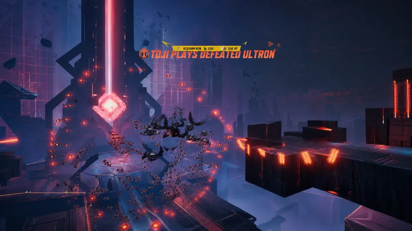 Ultron's unibeam attack