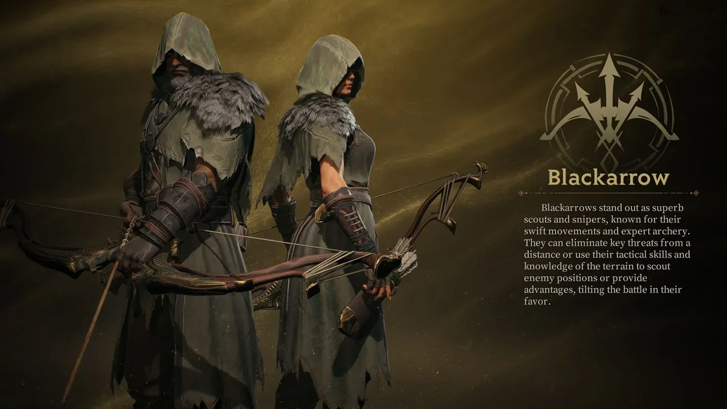 Weapon skills selection screen