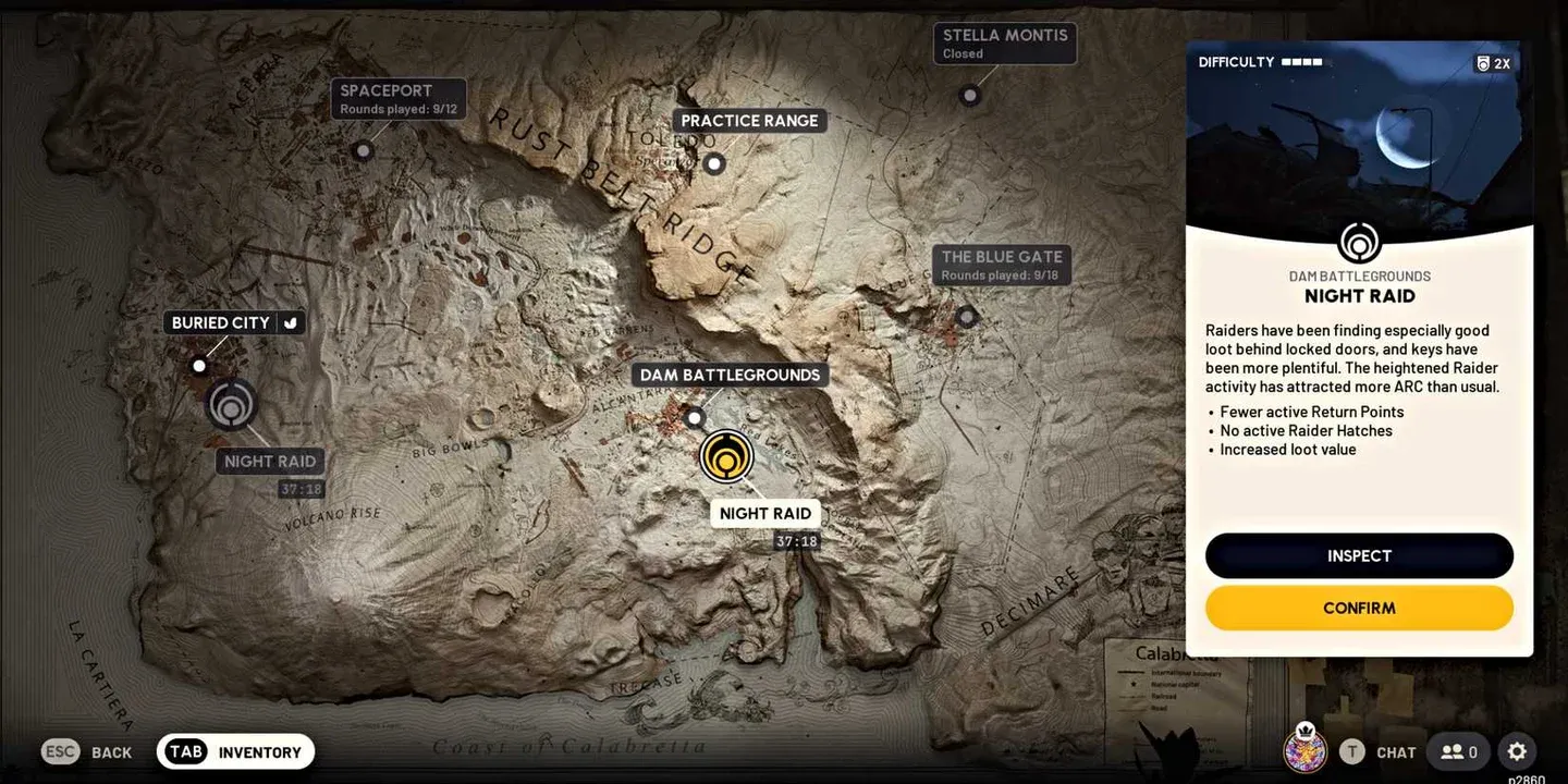 Buried City relic search route