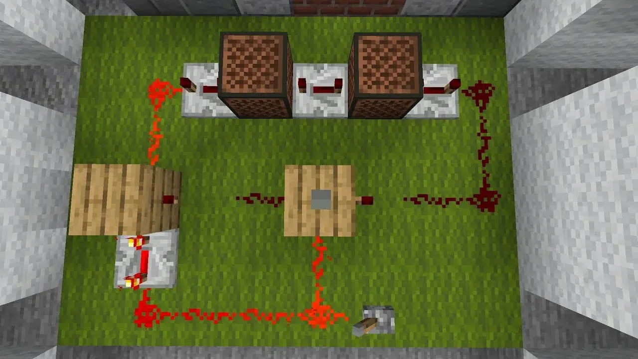 Redstone sequencer setup