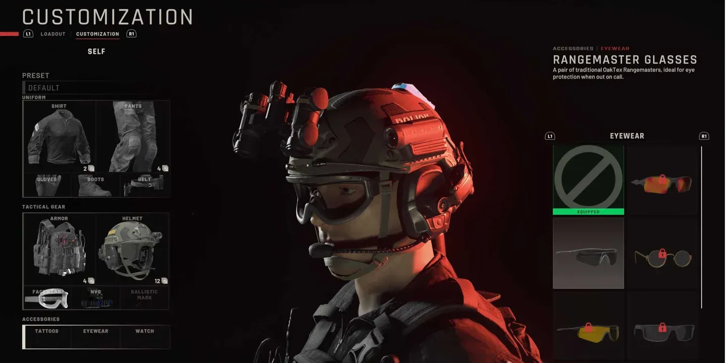 Gas Mask protects from CS effects