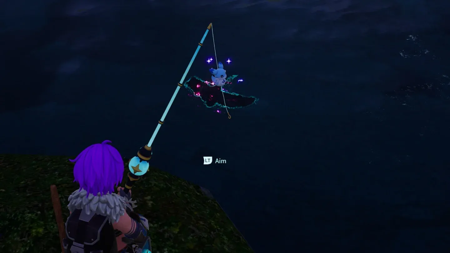 Fish shadows mark Pal locations