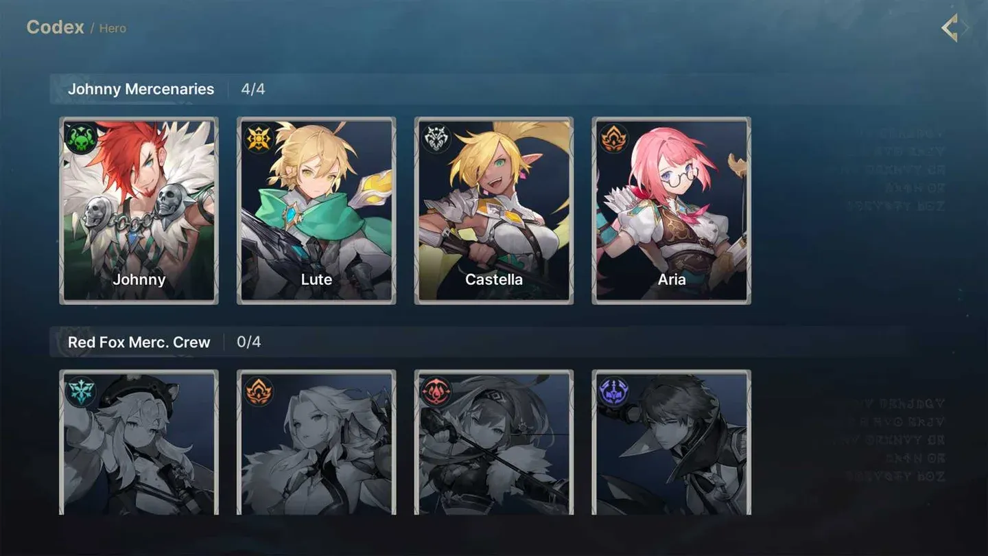 Full awakening character roster