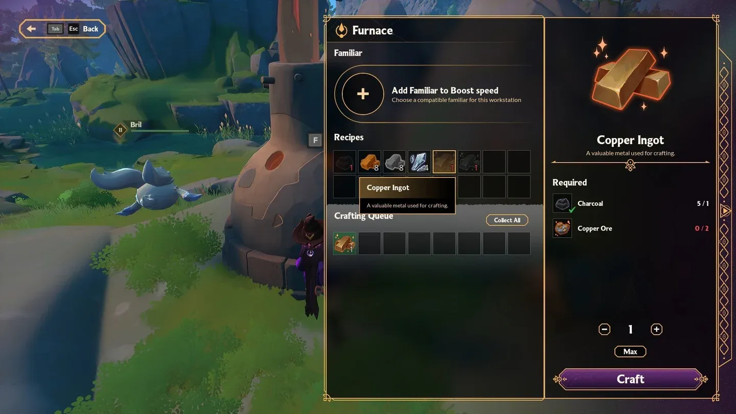 Furnace Gold Ingot recipe