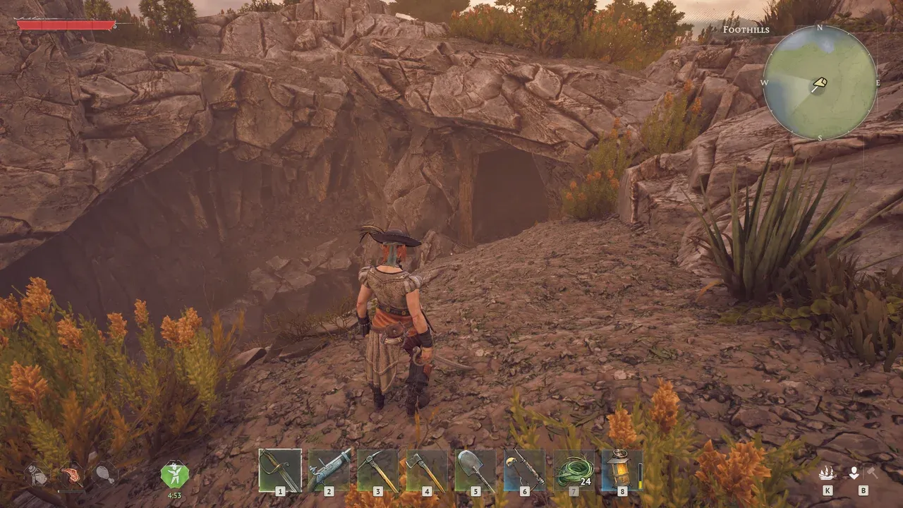 Iron deposits in Foothills biome