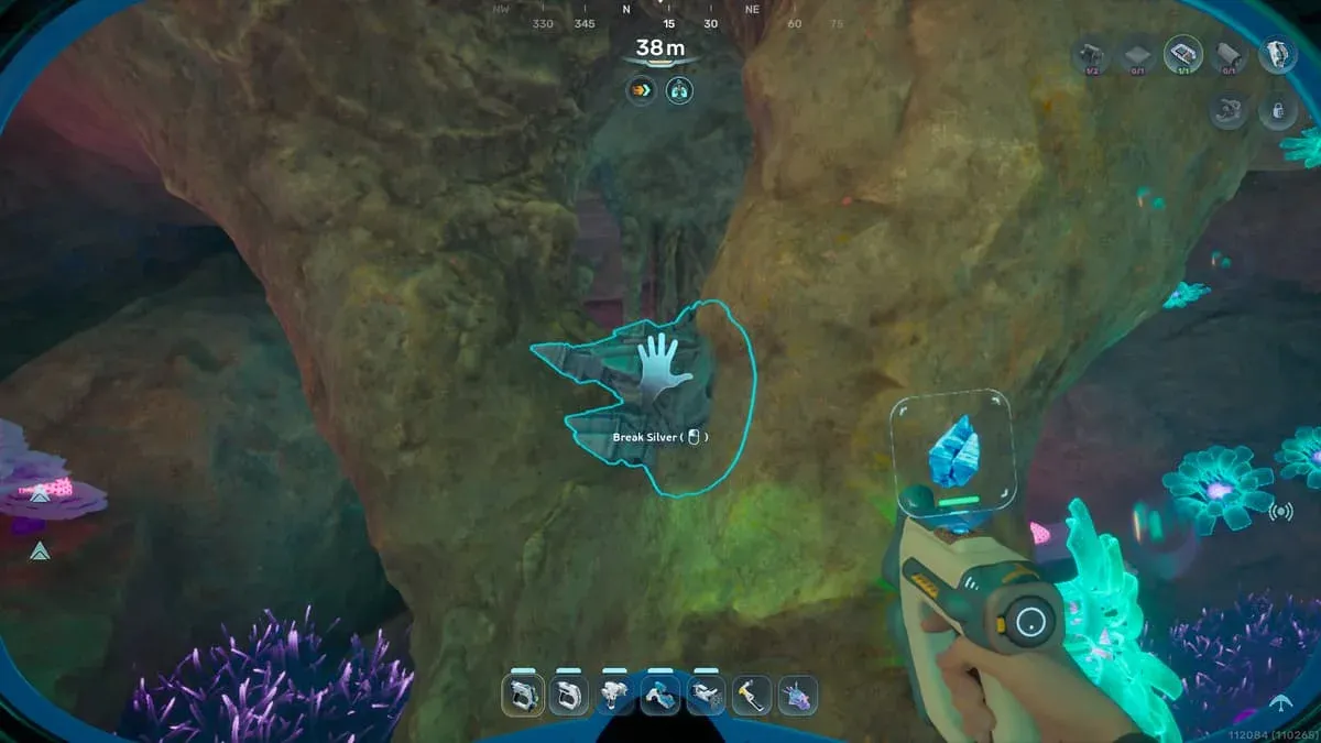 Silver farming cave deposit
