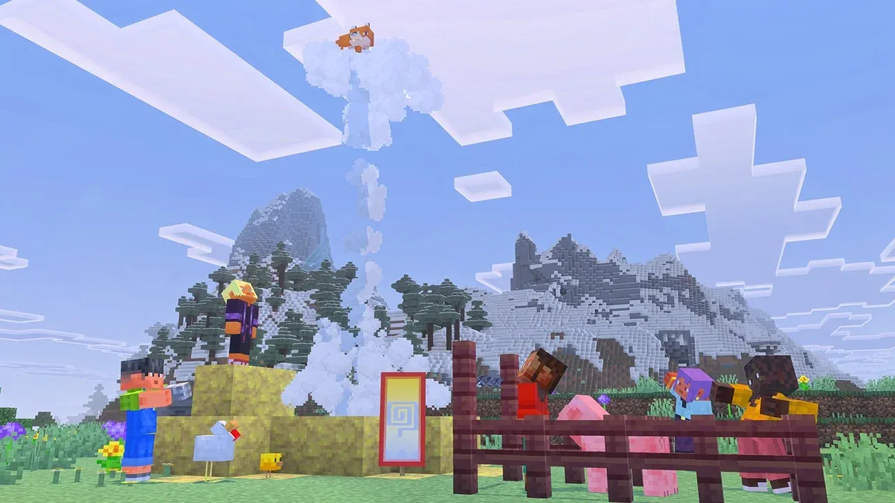 Minecraft Guide: How to Make a Geyser