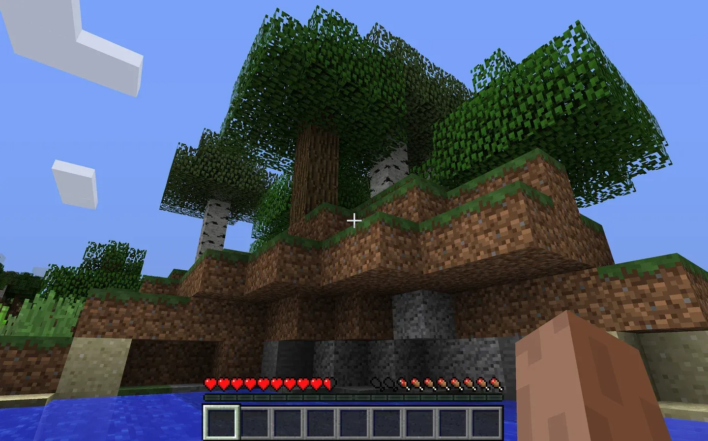 Collect wood logs first