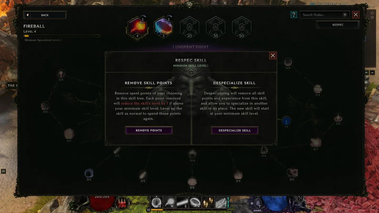 Mastery selection at End of Time
