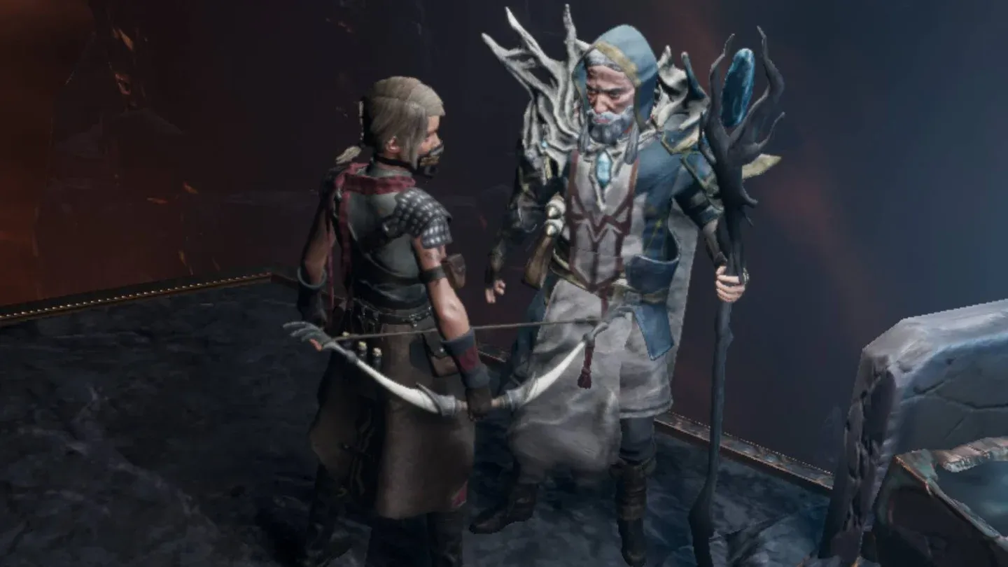 Speak to Elder Gaspar in Chapter 4