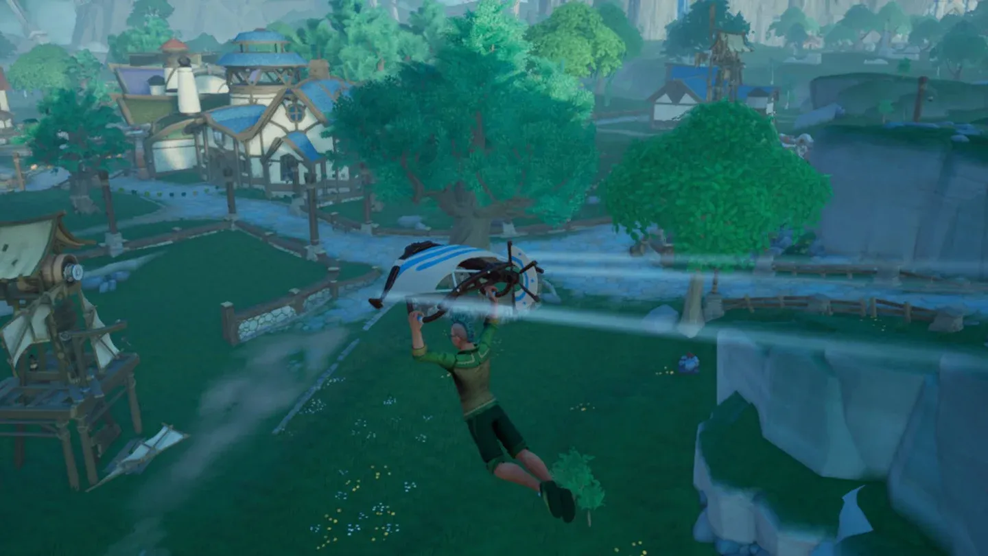 Activate glider with second jump