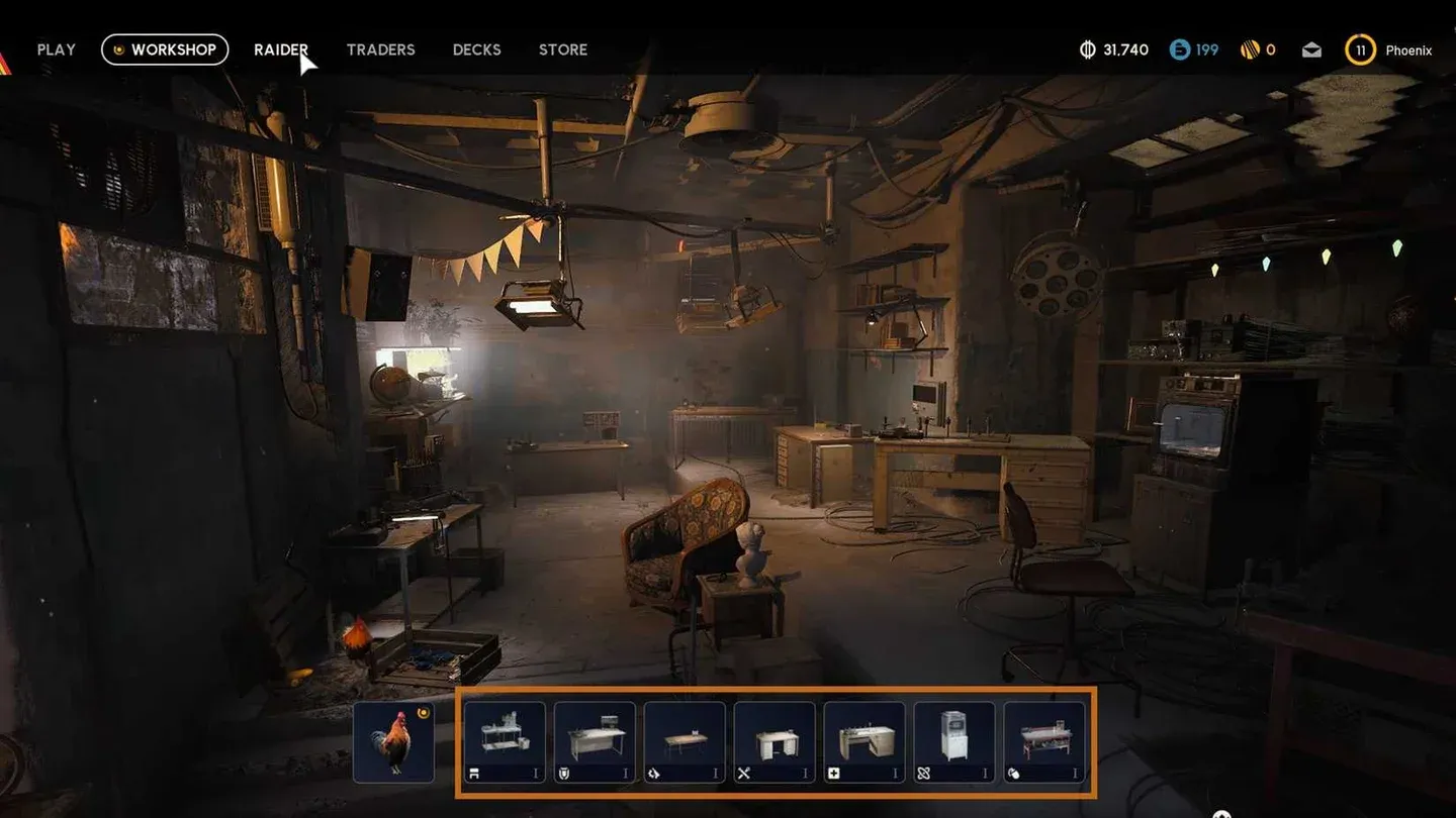 Sistem crafting di bawah pengawasan