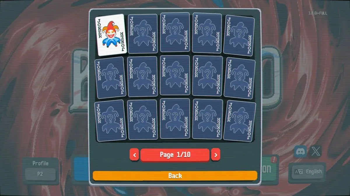 Joker collection progress tracker