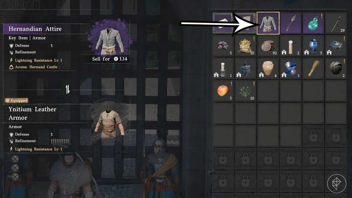 Hernandian Attire in inventory