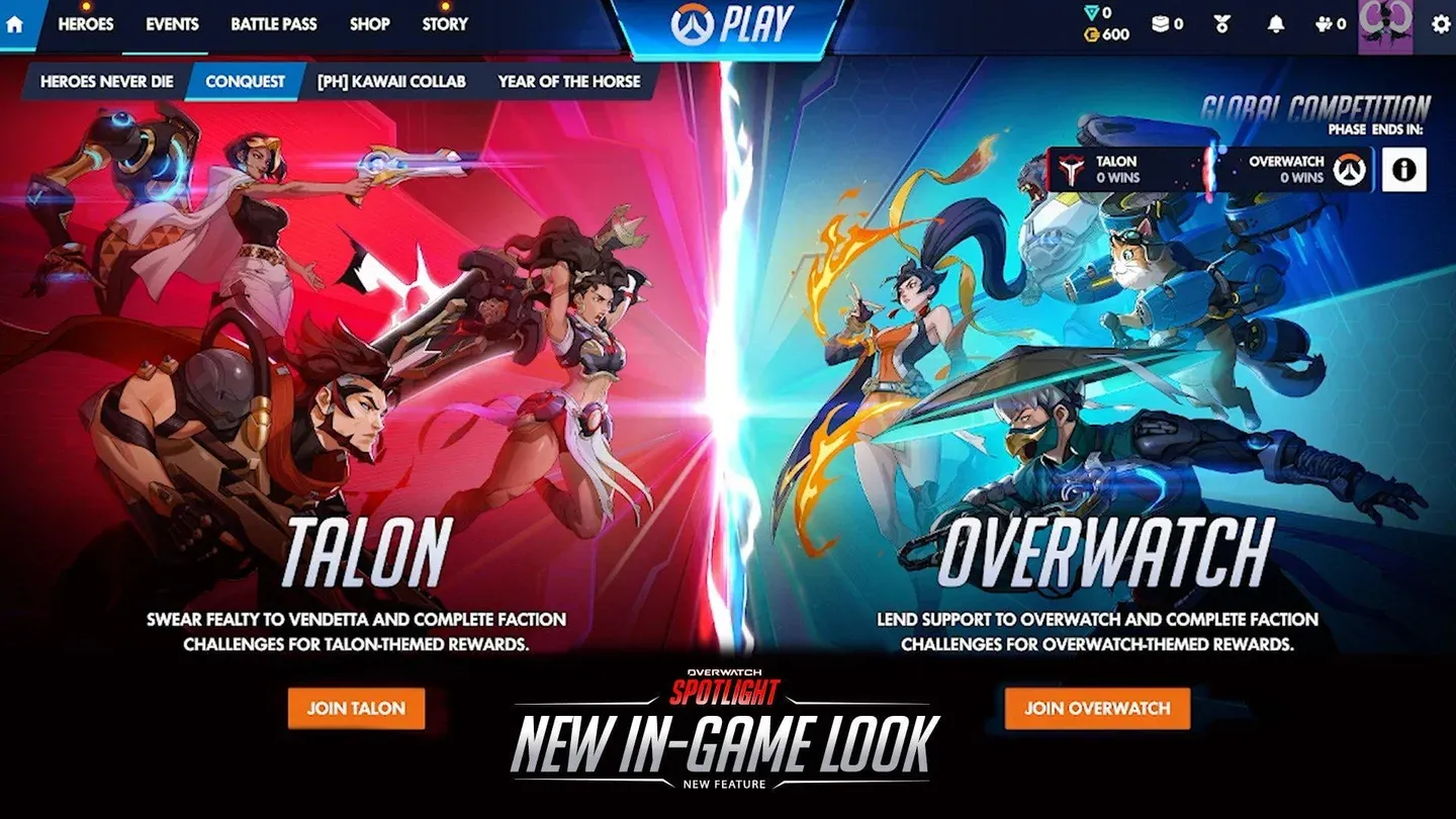 Mid-match hero swap screen