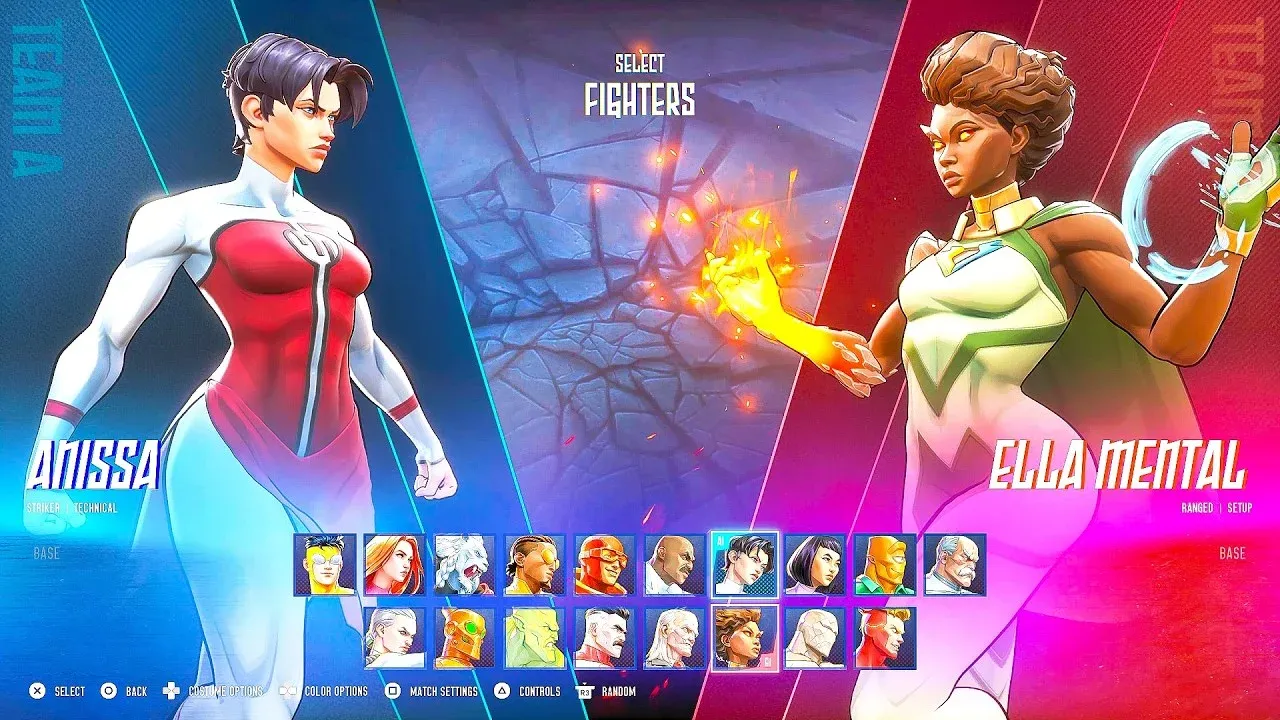 Full 10-character beta roster