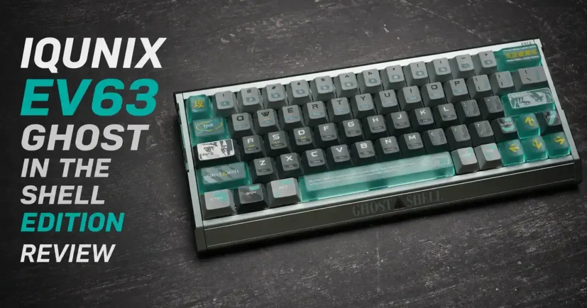 Ghost Computer Keyboard IQUNIX Ghost in the Shell Edition Keyboards: What You Need to Know ...