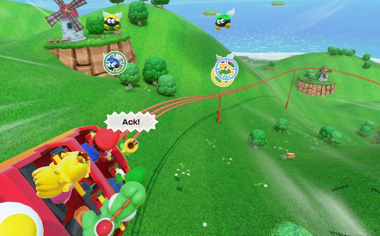Joy-Con mouse mode in action