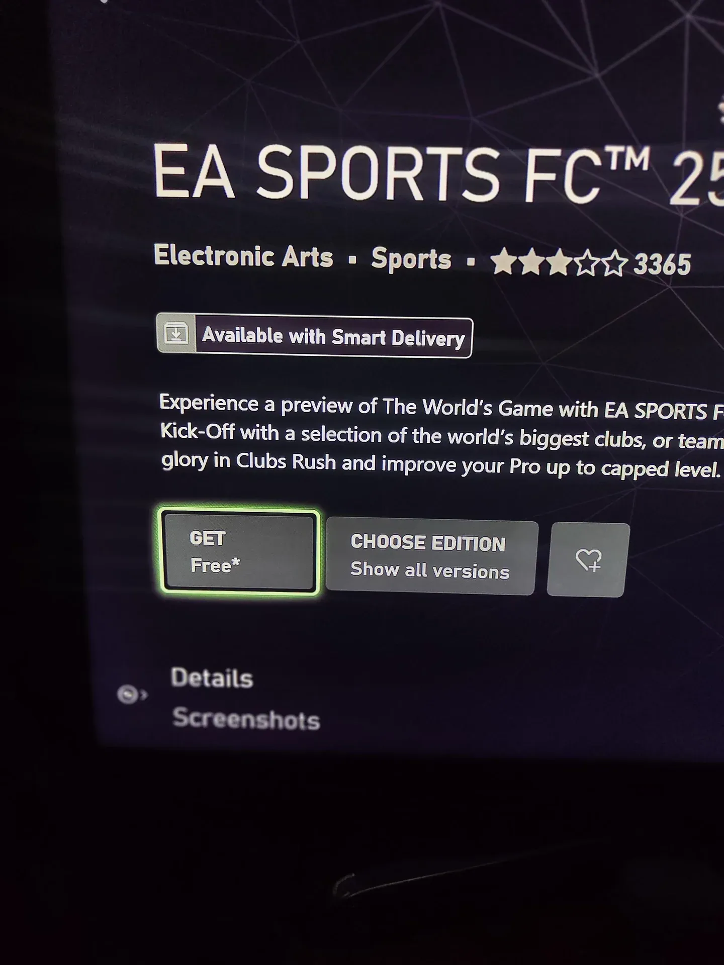 EA Play annual code purchase