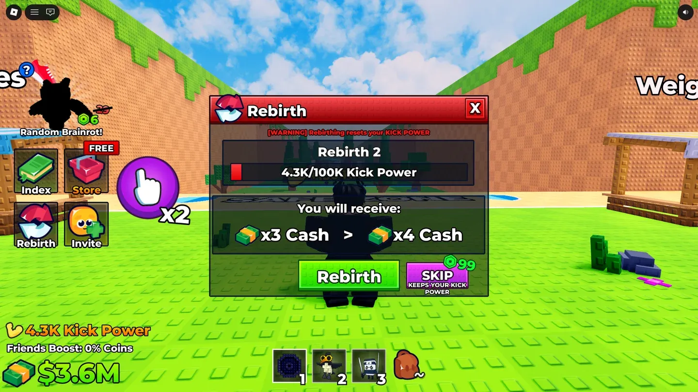 Rebirth boosts cash multiplier