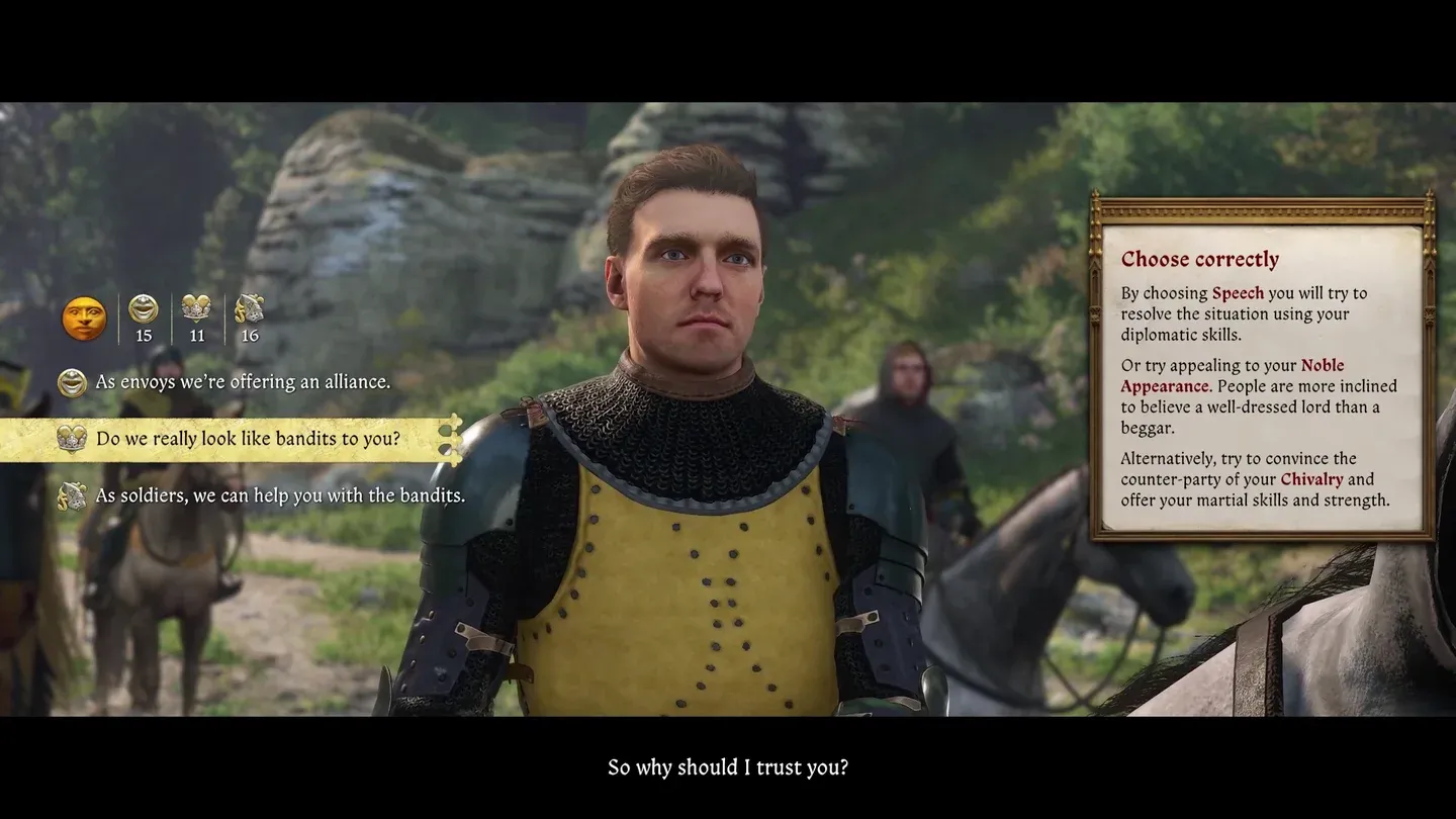 KCD2 title screen UI