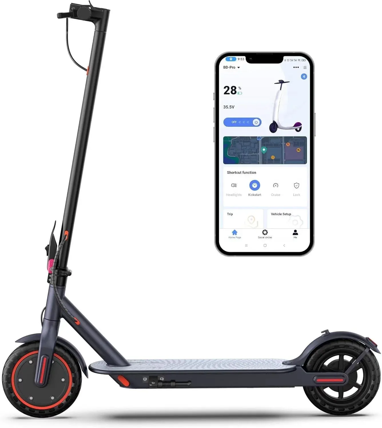 最高時速19mphの350W電動キックボードが$103に値下げ