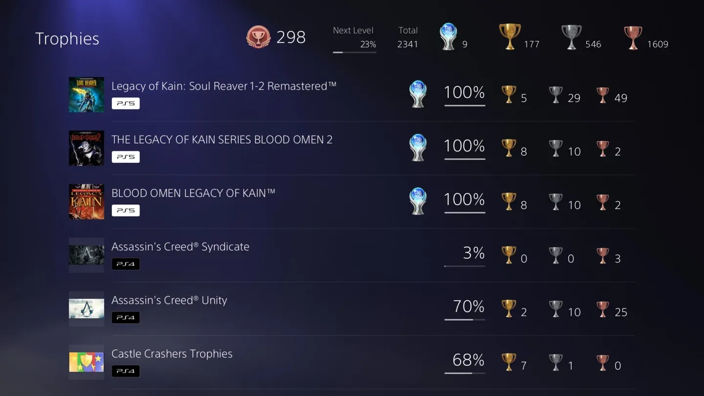 Desbloqueo del trofeo de platino Deified