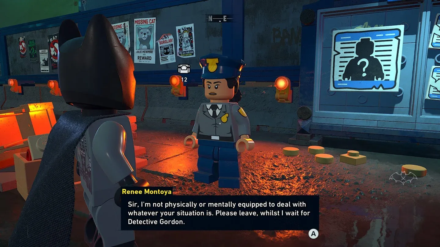 Gotham wanted poster map markers