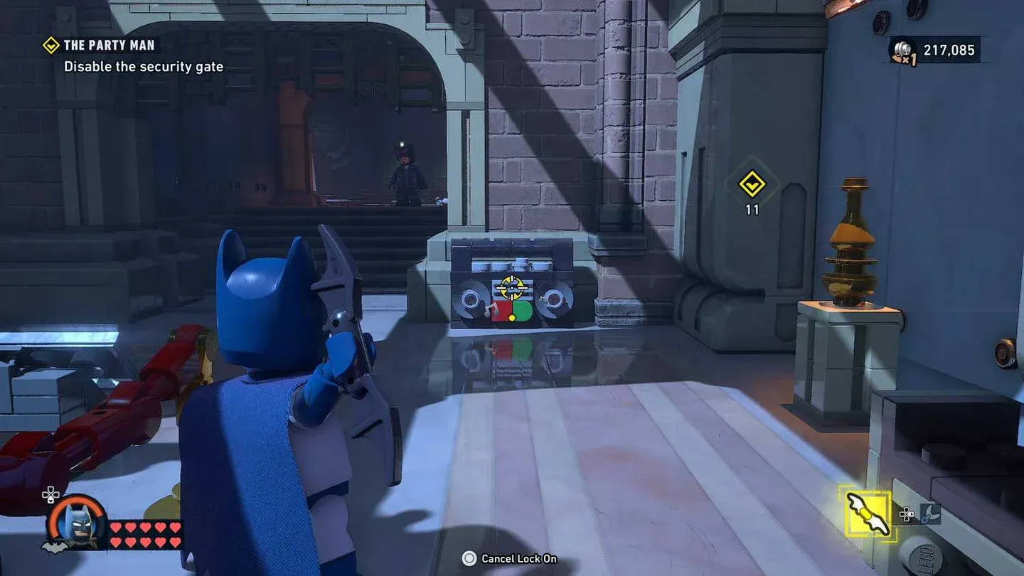 Boombox 1 behind spawn point
