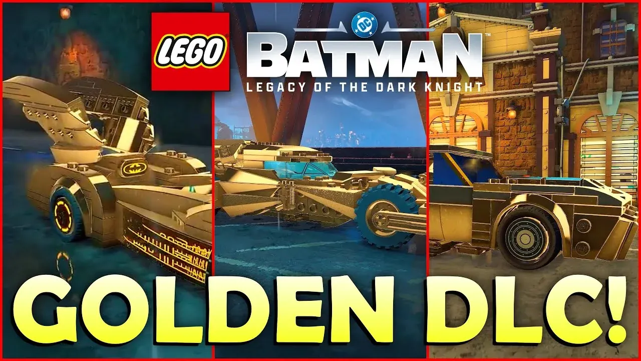 Golden Batmobile skin variants